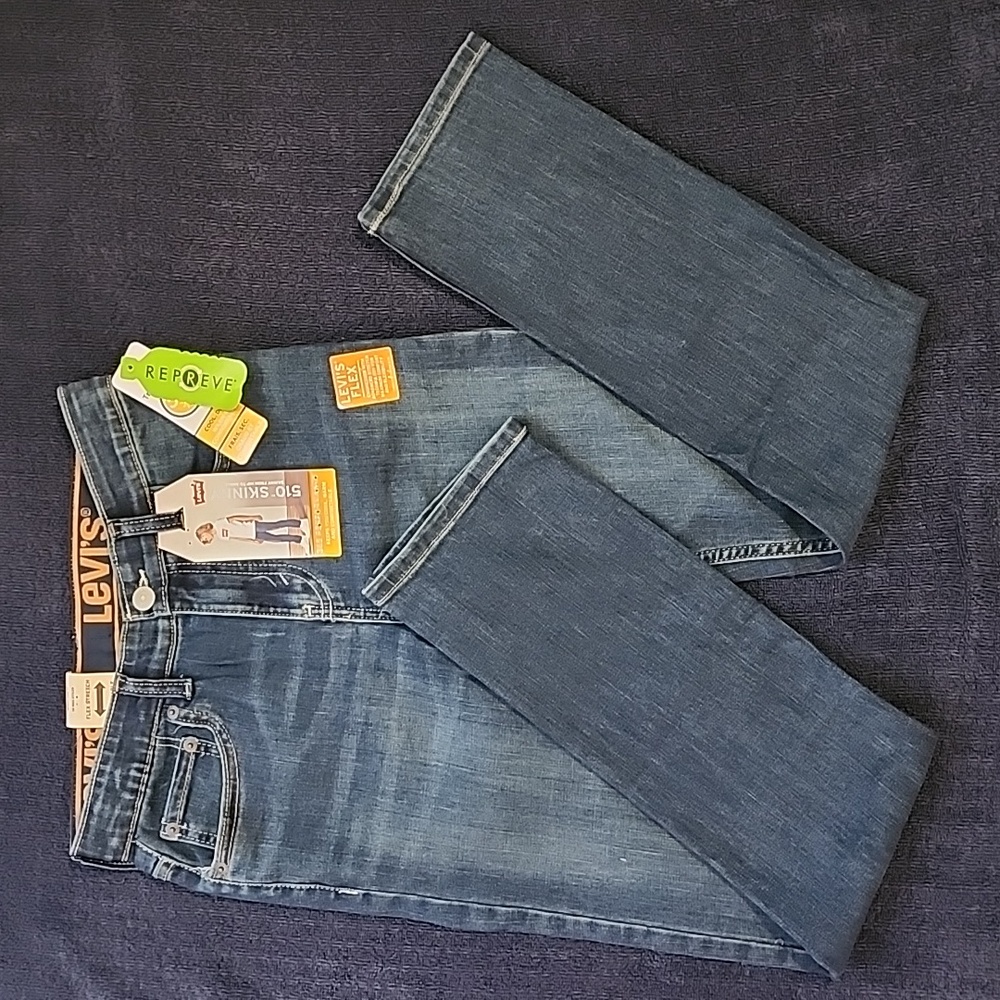 Boys Levi's 510 Skinny 14 Reg 27×29 Jeans